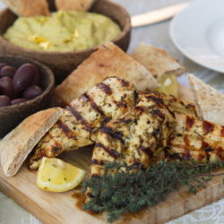 Thyme Chicken and Hummus